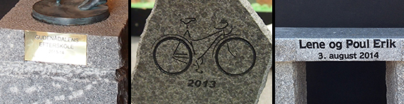 Stenhugger granit tekst logo tegning skilt indgravering