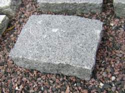 10 stk Hvede gråsort kløvet granit