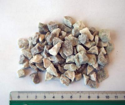 salg af Granitskærver hvidmix 8-11 mm - 2 x 1000 kg, leveret