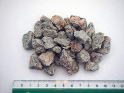 salg af Granitskærver lysgrå 8-16 mm - 2 x 1000 kg, leveret