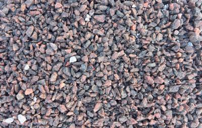 salg af Granitskærver rødmix 4-8 mm - 2 x 1000 kg, leveret