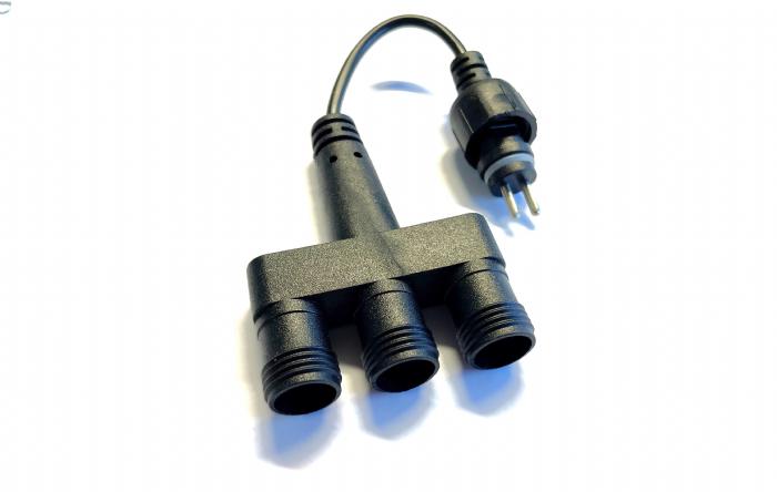 salg af 3-vejs el-stik til 12V