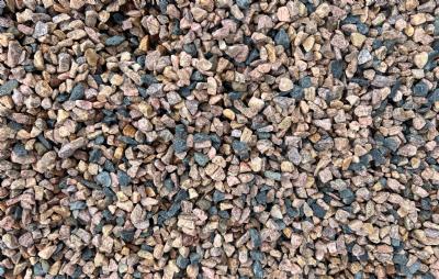 salg af Granitskærver gulmix 4-8 mm - 5 x 1000 kg, leveret