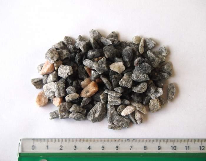salg af Granitskærver Stenungsundmix 4-8 mm - 5 x 1000 kg, leveret