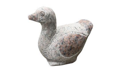 salg af Ælling rød stenfigur
