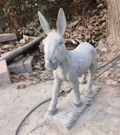 Æsel gråsort granit