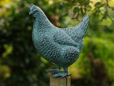 salg af Høne i bronze
