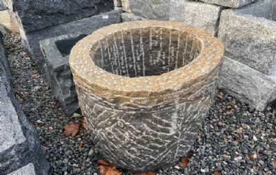 Antik trug rund model