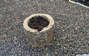 Antik trug rund Ø 60
