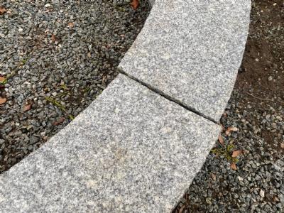salg af Bålring Plantering grå granit stokhugget dia 240 cm