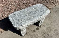 bænk indisk grå granit