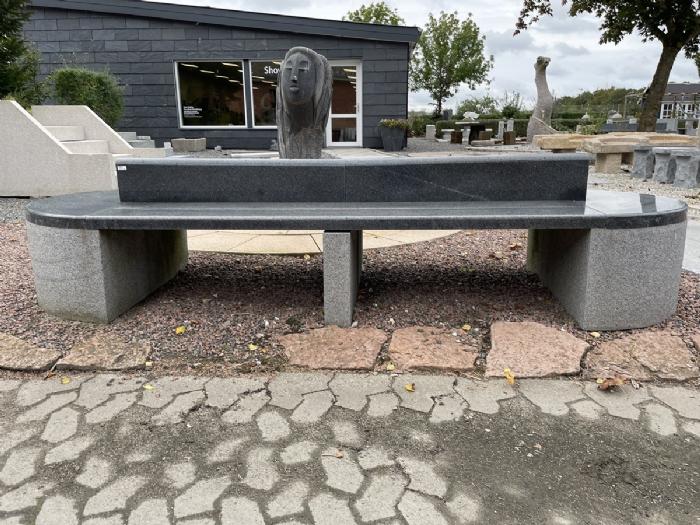 salg af Bænk Park gråsort L290 cm