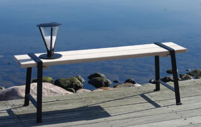 salg af Bænk Stilling ask/sort