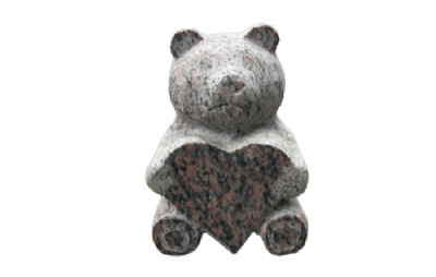 salg af Bamse med poleret hjerte