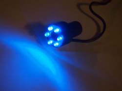 Blå LED lys til vandsten u/trafo