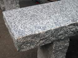 Havebord bænk sæt grethe i lysgrå granit