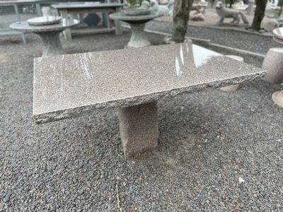 Havebord med poleret plade