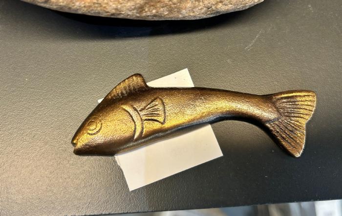 salg af Bronze fisk flad model lille