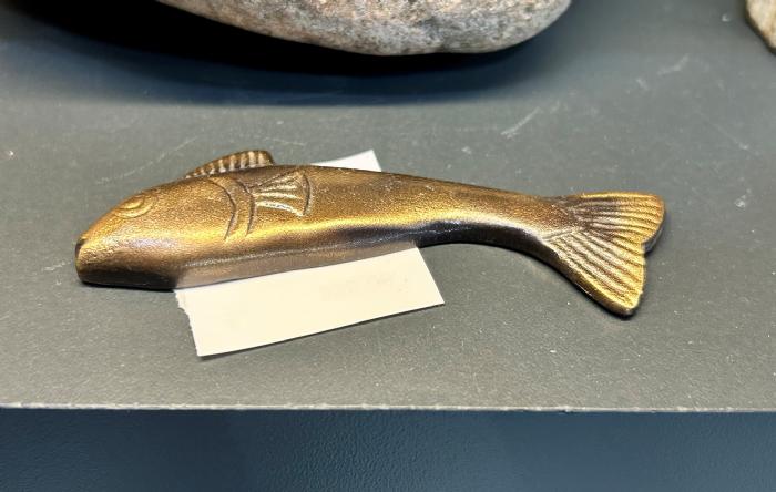 salg af Bronze fisk flad model lille