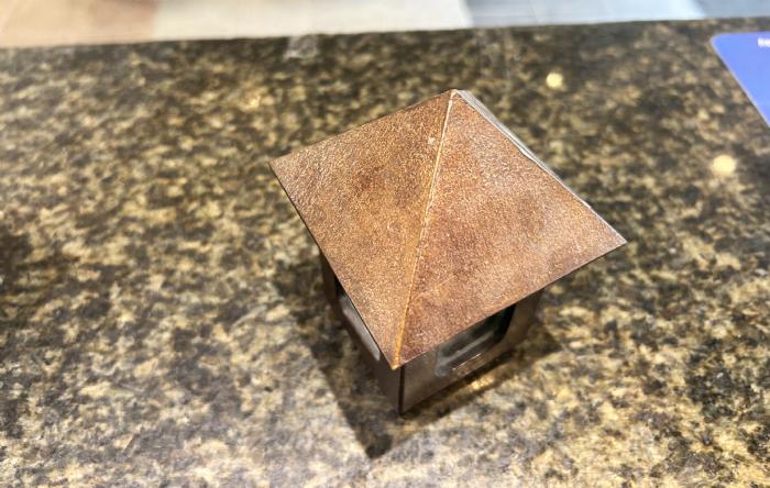 salg af Bronze mini lanterne