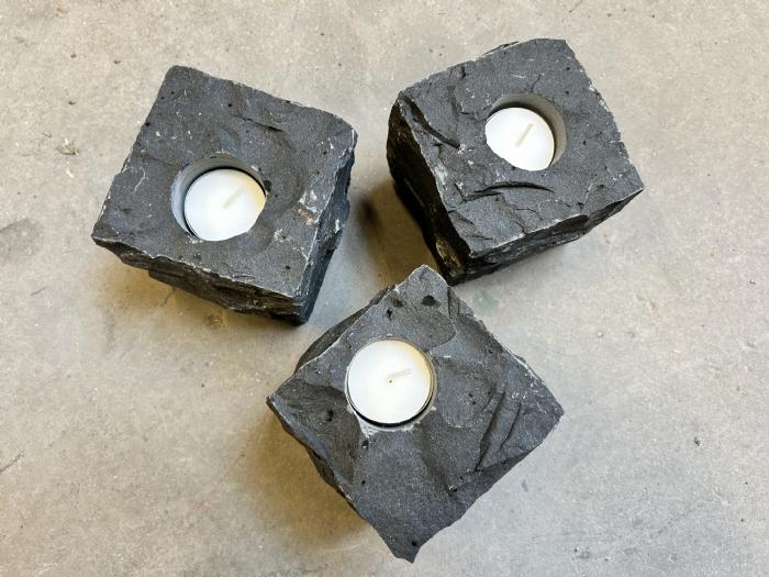 salg af Chaussesten fyrfad sort basalt
