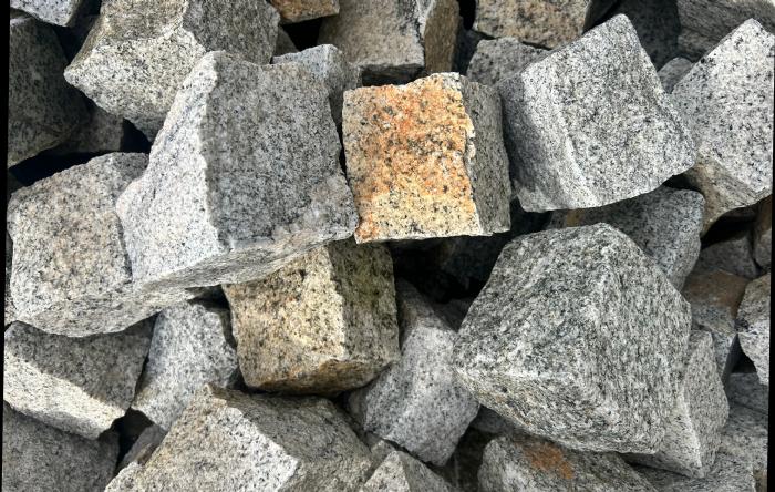 salg af Chaussesten grå - 2. sortering