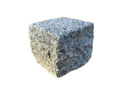 Chaussésten grå indisk granit