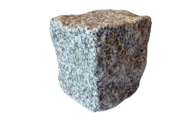 Chaussesten lysegrå granit