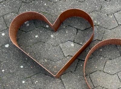 salg af Corten plantehjerte