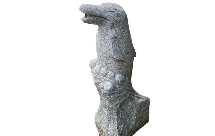 salg af Delfin grå granit H80 cm