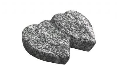 salg af Poleret dobbelt granithjerte