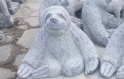 Dovendyr gråsort granit