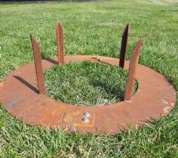 Corten plantering bagside