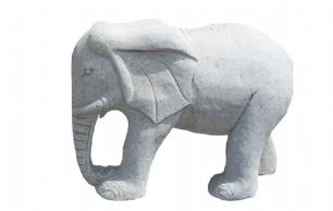 Elefant grå granit