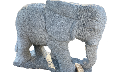 salg af Elefant gråsort med polerede ører