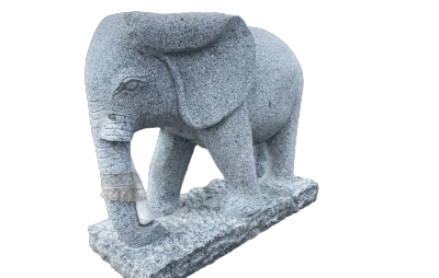 salg af Elefant gråsort med stødtænder