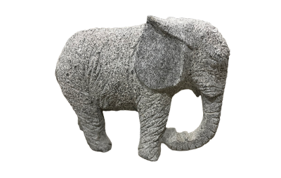 salg af Elefant L40 cm gråsort