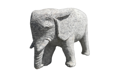 salg af Elefant lysegrå granit