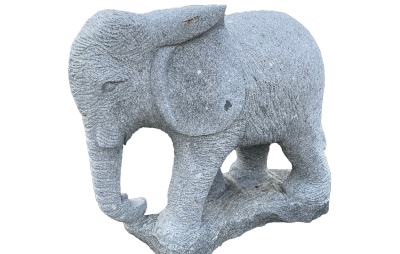 salg af Elefant snabel ned L120 cm grå