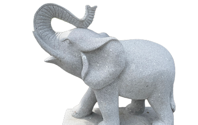 salg af Elefant snabel op L140 cm grå