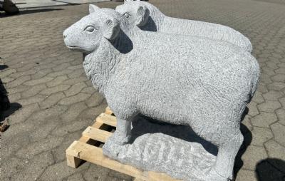 salg af Får lysegrå granit