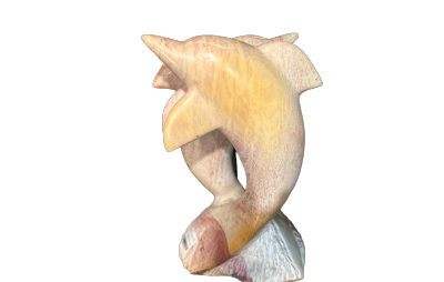 salg af Fedtsten skulptur delfiner