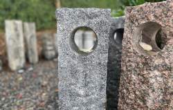søjle m hul lampe