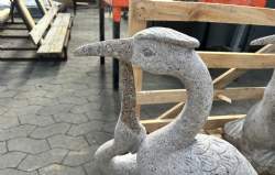 fiskehejre rosa granit