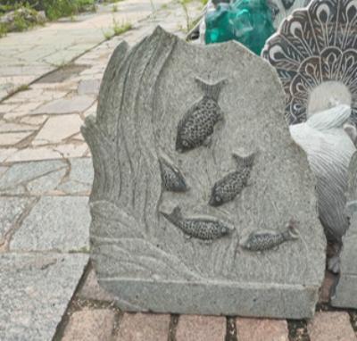 salg af Fiskeskulptur Væg