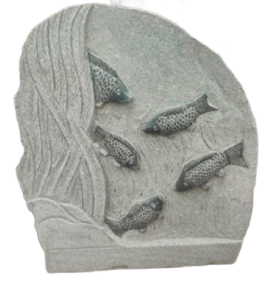 Fiskeskulptur Væg