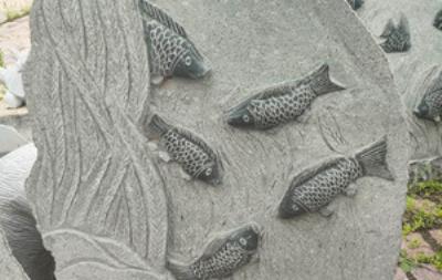 salg af Fiskeskulptur væg L60 x H75 cm