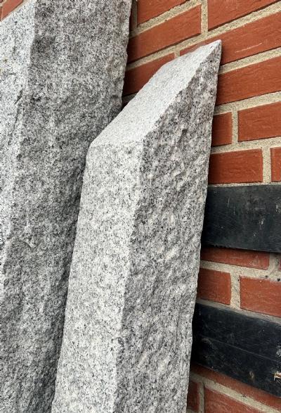 salg af Flagstangssokkel grå uden hul, savet top