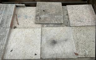 Fliser gul brændt børstet rest parti