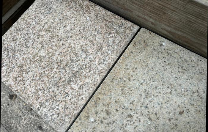 salg af Fliser gul brændt børstet rest parti